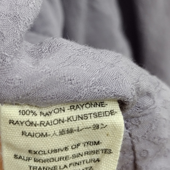 Free People  Dream Girl Wrap Top Women's XS Lavender Boho Retro 90s Y2K - Picture 9 of 12